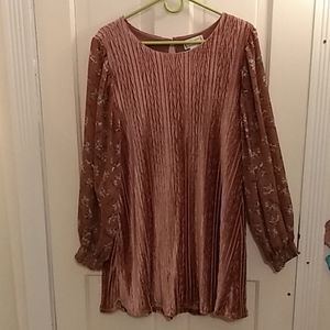 EUC Love Riche Dark Pink Dress, Large